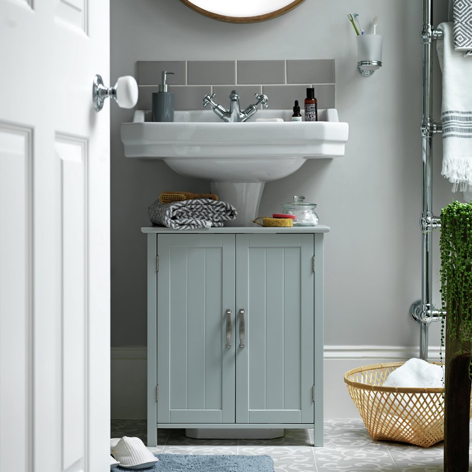 Tongue and groove cabinet.